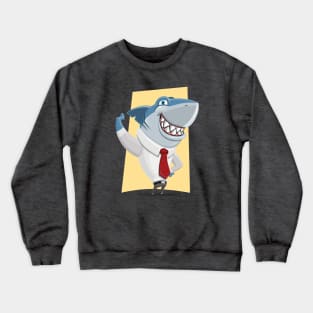 Well Dressed Shark Crewneck Sweatshirt